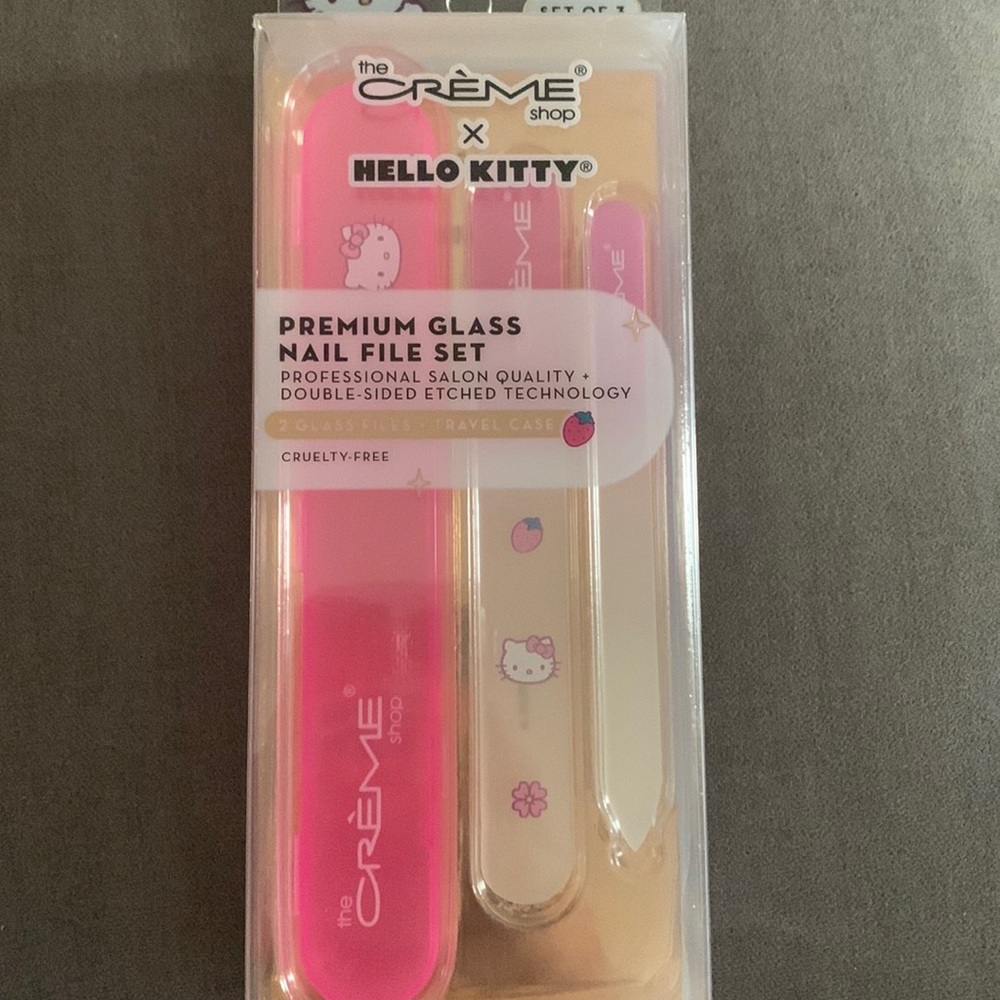 Hello Kitty Premium Glass Nail File Set